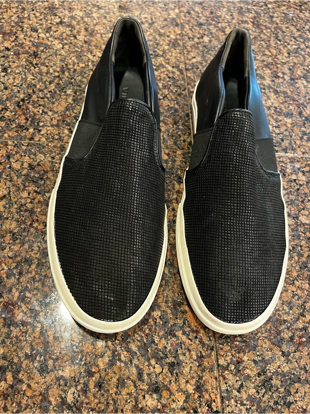 Vince Blair Perforated Leather Slip-On